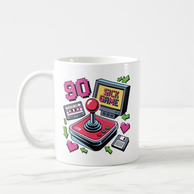 Taza De Café Juego enfermo de los 90 (Izquierda)