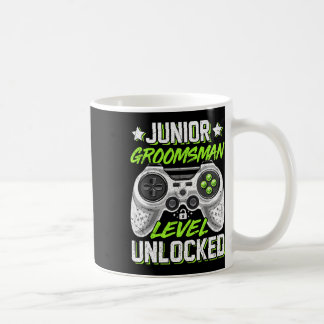 Taza De Café Juego Junior Padrino de Honor Nivel Desbloqueado V