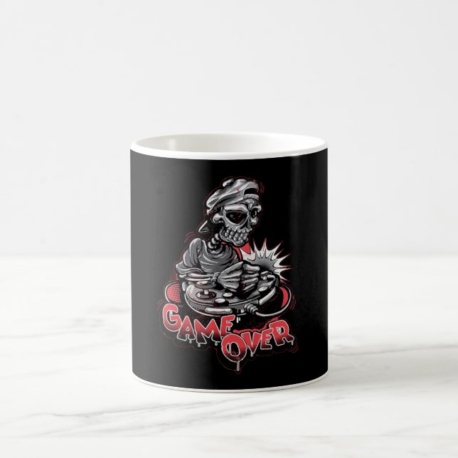 Taza De Café Juego sobre el cráneo (Centro)