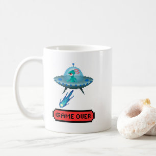 Taza De Café 'Juego terminado' Alienígena Volando OVNI Spaceshi