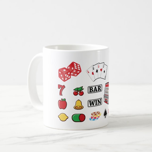 Taza De Café Juegos de Casino de juegos de azar (Anverso izquierdo)