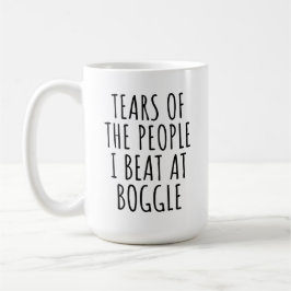Taza De Café Juegos Divertidos Lágrimas de la Gente que Derroté