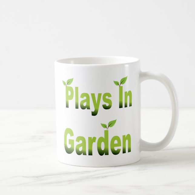 Taza De Café juegos en el jardín #2 (Derecha)
