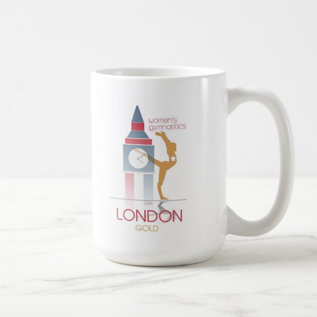 Taza De Café Juegos Olímpicos: Gimnasia (Derecha)