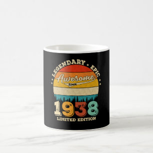 Taza De Café Jueves de cumpleaños 1938, 87 años, increíble rega