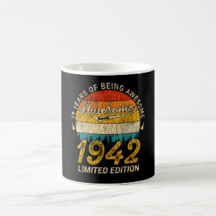 Taza De Café Jueves de cumpleaños 1942, 83 años, increíble rega