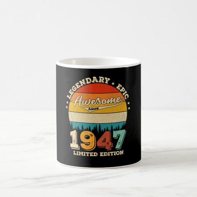 Taza De Café Jueves de cumpleaños 1947, 78 años, increíble rega (Centro)