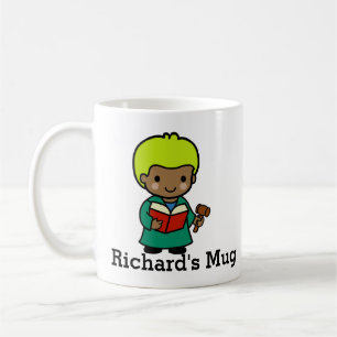 Taza De Café Juez con libro y avel