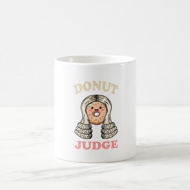 Taza De Café Juez Donut - Justicia dulce (Centro)
