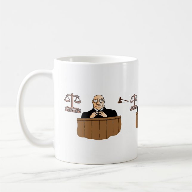Taza De Café Juez Mug (Izquierda)