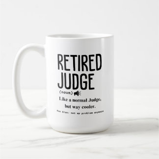 Taza De Café Juez retirado