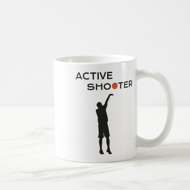 Taza De Café Jugador activo de baloncesto Baloncestista Balonce (Derecha)