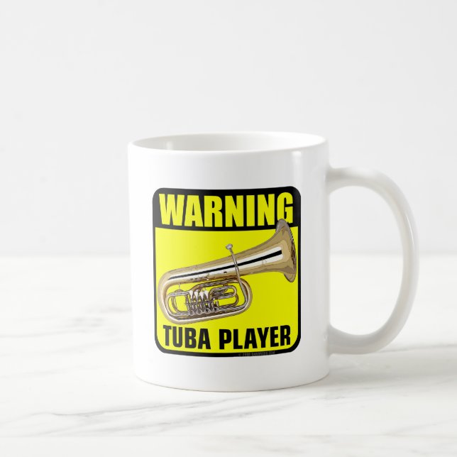Taza De Café Jugador amonestador de la tuba (Derecha)