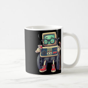 Taza De Café Jugador Antiguo Divertido Retro Controlador de Vid