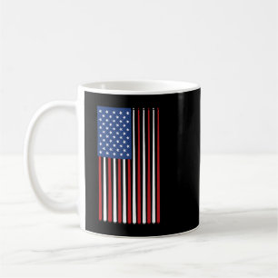 Taza De Café Jugador Billiards USA Bandera Americana Billar Cue