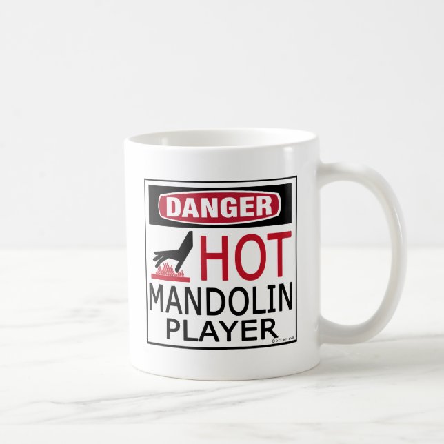 Taza De Café Jugador caliente de la mandolina (Derecha)