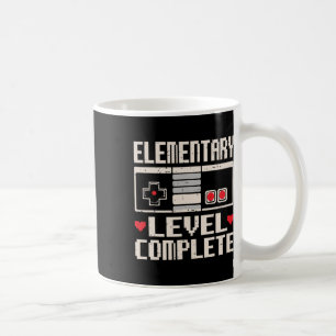 Taza De Café Jugador Completo de Nivel Elemental Cl de Graduaci