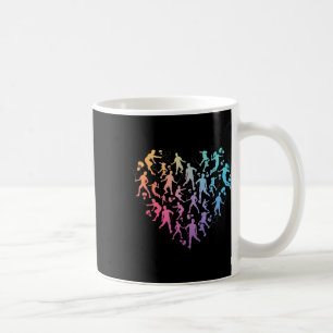 Taza De Café Jugador de bádminton acuarela Equipo Aficionados a