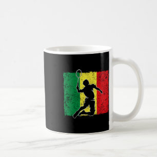 Taza De Café Jugador de Badminton Bandera senegalesa Senegal 1