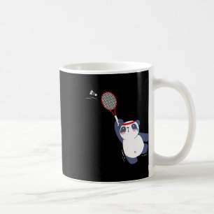 Taza De Café Jugador de Badminton de Panda Bear