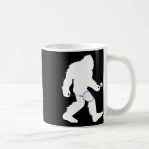 Taza De Café Jugador de Badminton de pie grande Sasquatch Shutt