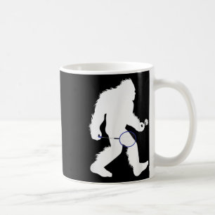 Taza De Café Jugador de Badminton de pie grande Sasquatch Shutt
