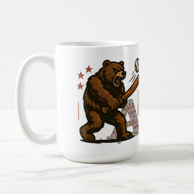 Taza De Café jugador de béisbol (Izquierda)