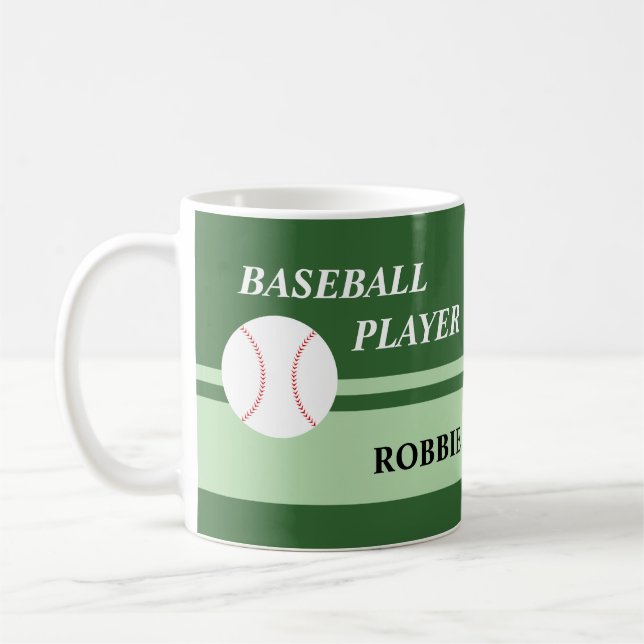 Taza De Café Jugador de béisbol (Izquierda)