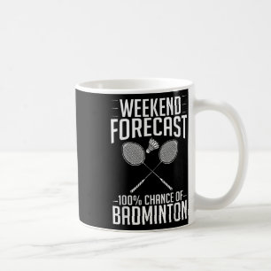 Taza De Café Jugador de Birdie de la raqueta del transbordador