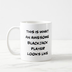 Taza De Café jugador de blackjack, increíble