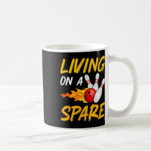 Taza De Café Jugador de bolos que vive de repuesto de bolos de 