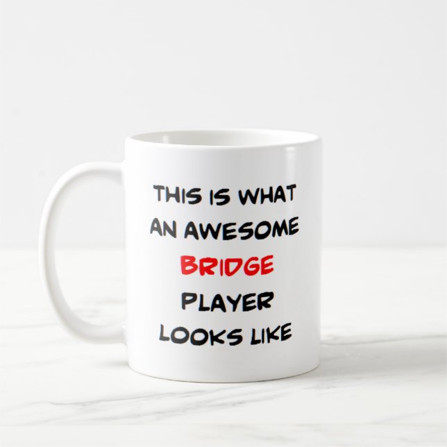 Taza De Café jugador de bridge, impresionante (Izquierda)