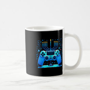 Taza De Café Jugador de consola de videojuegos judío Hanukkah C