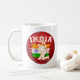 Taza De Café Jugador de Cricket India