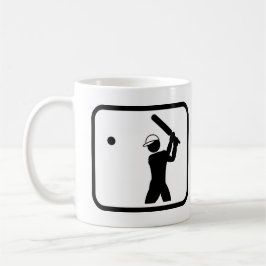Taza De Café Jugador de Cricket Pro