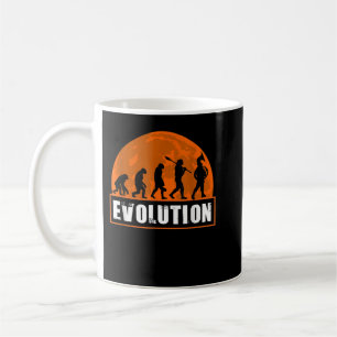 Taza De Café Jugador de cuerno francés, divertida evolución del