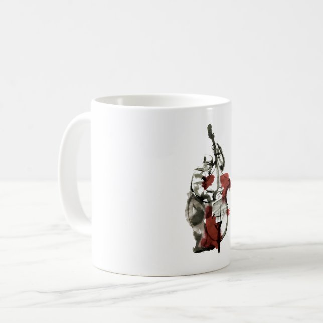 Taza De Café Jugador de doble bajo (Anverso izquierdo)
