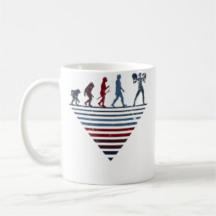 Taza De Café Jugador de Evolución Humana Animando