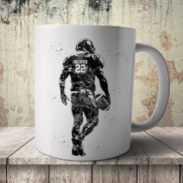 Taza De Café Jugador de Fútbol Americano