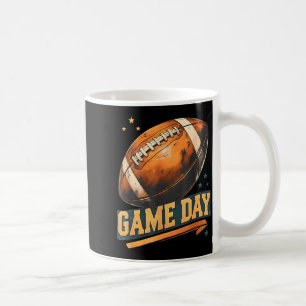 Taza De Café Jugador de fútbol americano del día del juego equi