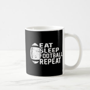 Taza De Café Jugador de fútbol come el sueño de fútbol repetici