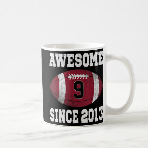 Taza De Café Jugador de fútbol de 9 años de edad R
