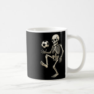 Taza De Café Jugador de Fútbol Esqueleto Fútbol Espeluznante de