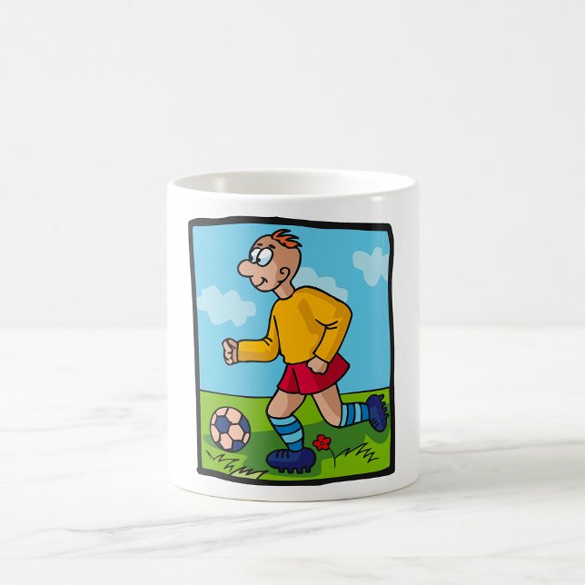 Taza De Café Jugador de fútbol estudiante Deportivo Café Mug (Subido por el creador)