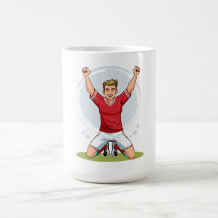 Taza De Café Jugador de fútbol hombre