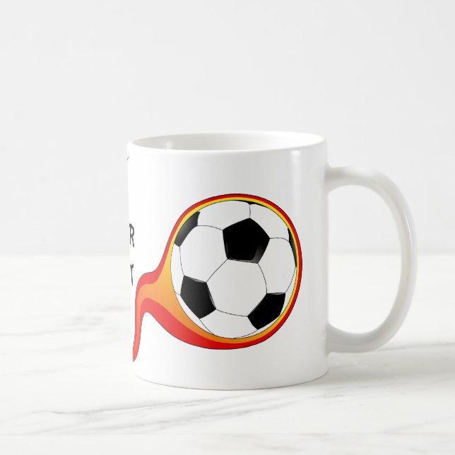 Taza De Café Jugador de fútbol-mugre (Derecha)