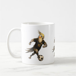 Taza De Café Jugador de Fútbol Simpático de Cacatúa
