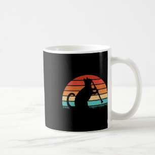 Taza De Café Jugador de gatos Clarinet - Música Retro Clarineti