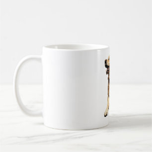 Taza De Café Jugador de Golden Retriever Puppy - Alegre Mascota
