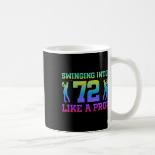 Taza De Café Jugador de golf de 72 años de edad Nacido